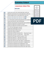 Diagrama conectores Celect Plus Cummins