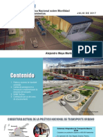 P2 - Lineamientos de Política Nacional Sobre Movilidad Sostenible y Estacionamientos.