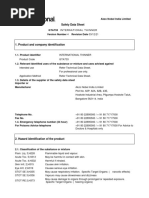 Nail Polish Remover Safety Data Sheet | PDF | Dangerous Goods | Toxicity