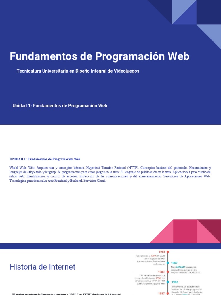 Fundamentos de Programación Web | PDF | Protocolo de Transferencia de ...