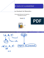 Taller de teoría de la probabilidad. Clase 2