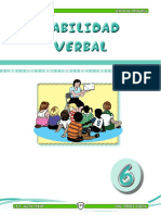 Libro Sexto Primaria - Habilidad Verbal