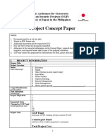 Project Concept Paper Template - GGP in Philippines