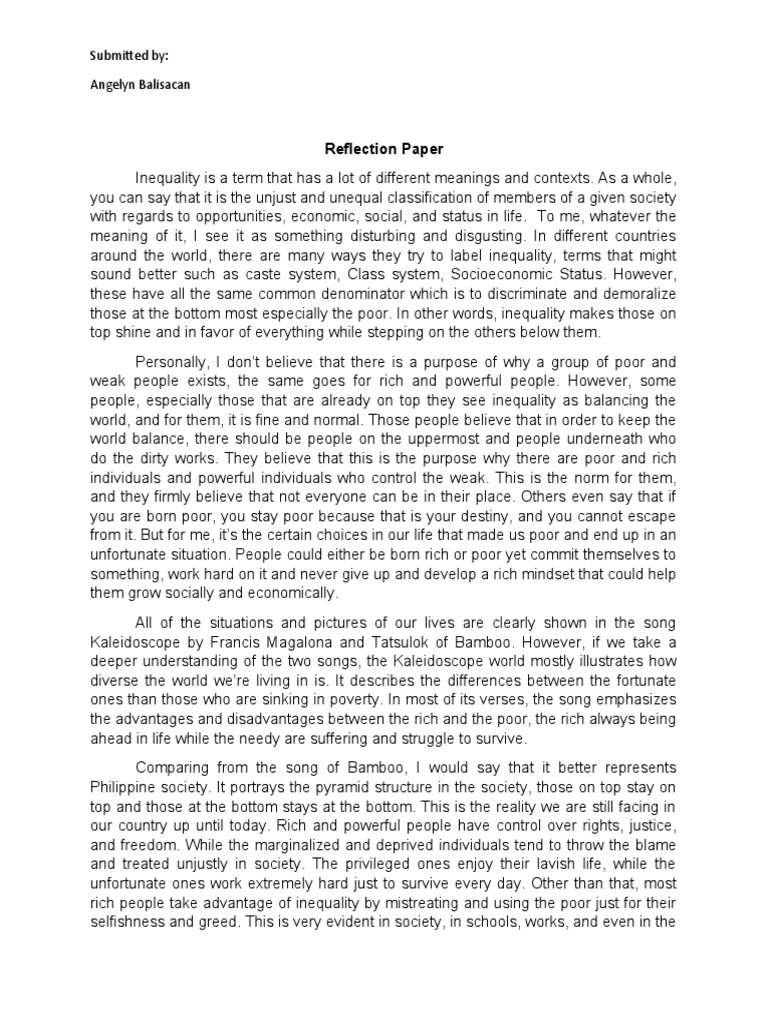 Social Inequality in Philippine Society | PDF | Social Inequality ...