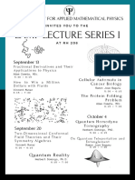 LAMP Lecture Series I: Fractional Derivatives to Quantum Reality