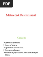 Matrices