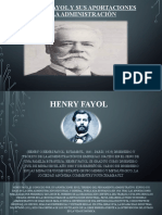 Henry Fayol y Sus Aportaciones A La Administración