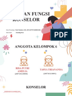 PERAN DAN FUNGSI KONSELOR - Kelompok 6