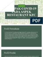 Dampak Covid-19 Pada Aspek Restaurant KFC: Hanna Adinda - 1835160043