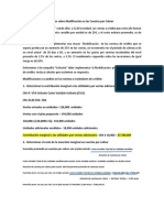 Casos Sobre Modificación en Las Cuentas Por Cobrar