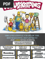 Housekeeping Organizational Chart | PDF