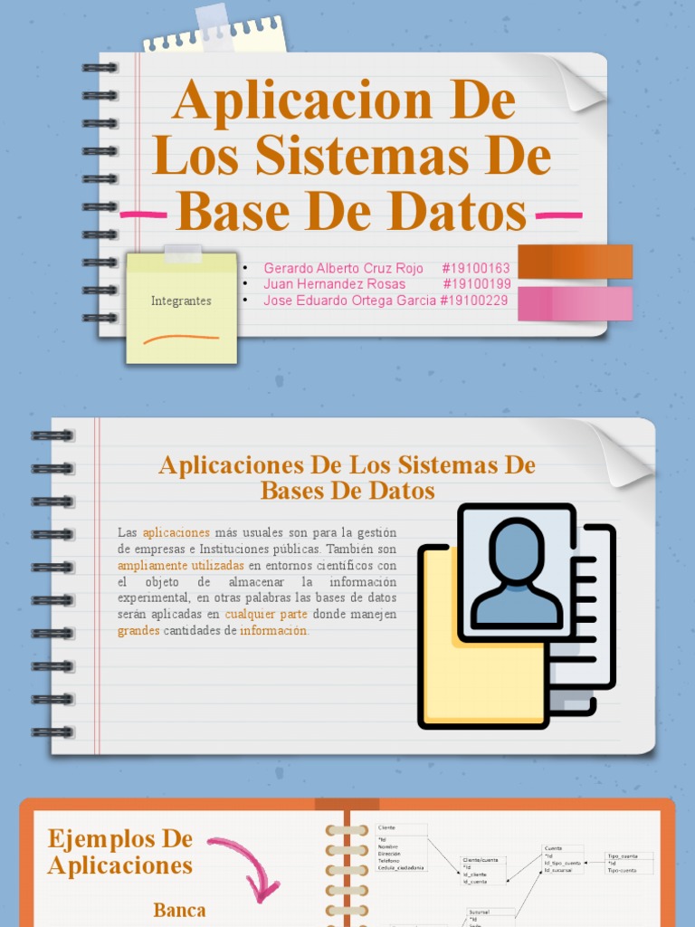 Aplicaciones de Sistemas de Bases de Datos | PDF | Bases de datos ...