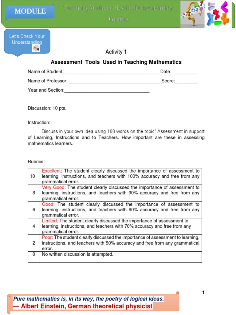 PROFEE07 Chapter 5 Activity 1 | PDF