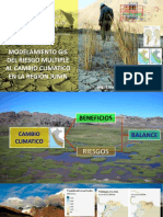Modelamiento Gis de Riesgos Multidimensionales Al Cambio Climático en Una Región de La Sierra Del Perú, Ing. Emerson Salinas