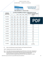 Calendario de Vencimientos - 2022