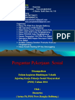 Kilas Pandang Pekerjaan Sosial