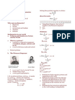 Section 1 The Nature of Mathematics What Is Mathematics?: Binet Formula