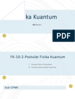 FK-10-Postulat Dasar Fisika Kuantum