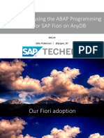 Ten Tips From Using The Abap Programming Model For Sap Fiori On Anydb