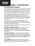 (Chapter 1 Introduction) : The Evolving Role of Software