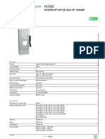 Interruptor de Seguridad Pesado Square D - HU363