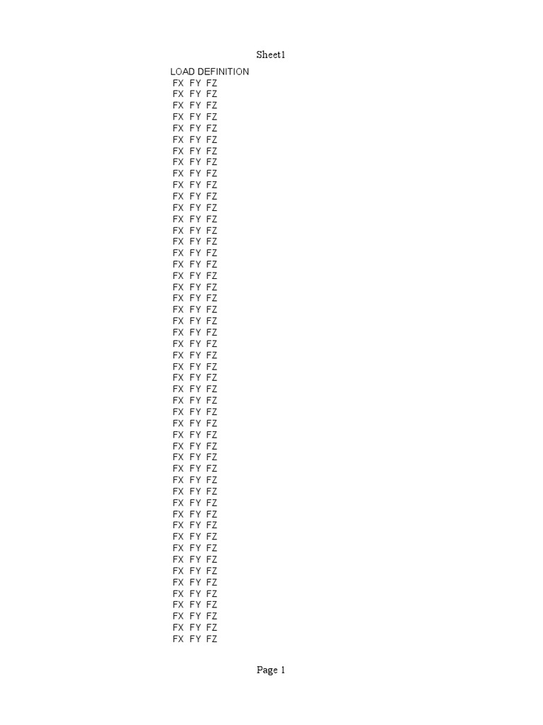 Sheet 1 | PDF