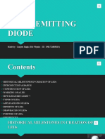 Light Emitting Diode: Made By: Gurjeet Singh (BSC Physics - Iii - 1901721083028)