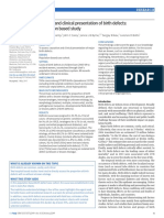 Etiology and Clinical Presentation of Birth Defect