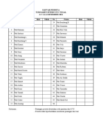 Daftar Peserta Turnamen