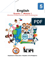 English: Quarter 1 - Module 1