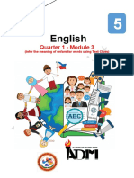 English: Quarter 1 - Module 3