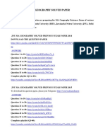 Pget-2017 Ma/M.Sc Geography Solved Paper: To Download The Question Paper, Please Join Telegram