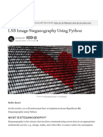 LSB Image Steganography Using Python