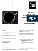 Dual DTJ 301 1 Usb Usb Turntable 72212 Hoja de Datos - Fr.es