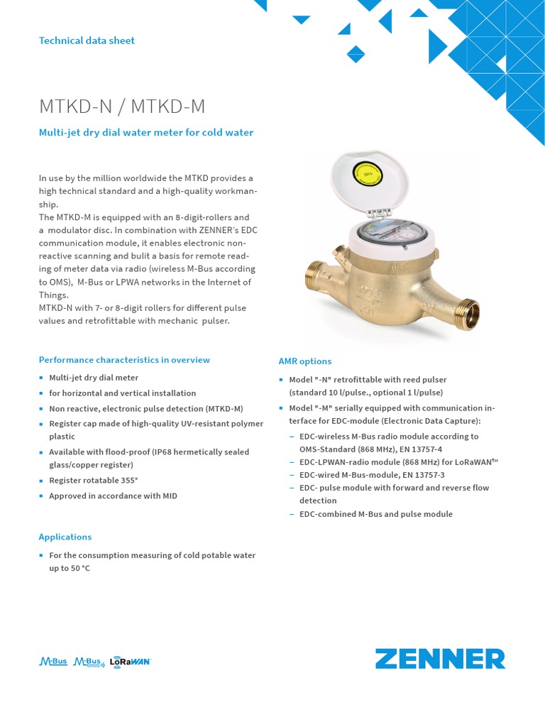 Manual Zenner MTKD | PDF