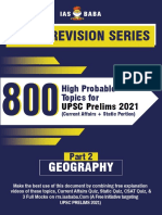 UPSC Prelims 2021 Geography Revision: High Probable Topics Part 2