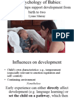 How Early Relationships Support Child Development from Birth to Age Two