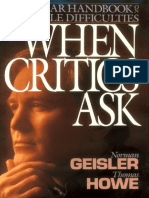 When Critics Ask - Norman Geisler