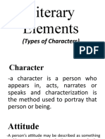 Literary Element Character