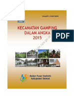 Kecamatan Gamping Dalam Angka 2015