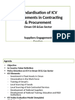 Standardisation of ICV Requirements in Contracting Procurement Converted