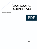 Matematici Generale Vol.1 - R. Cristescu (1967)