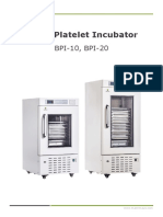 Blood Platelet Incubator: BPI-10, BPI-20