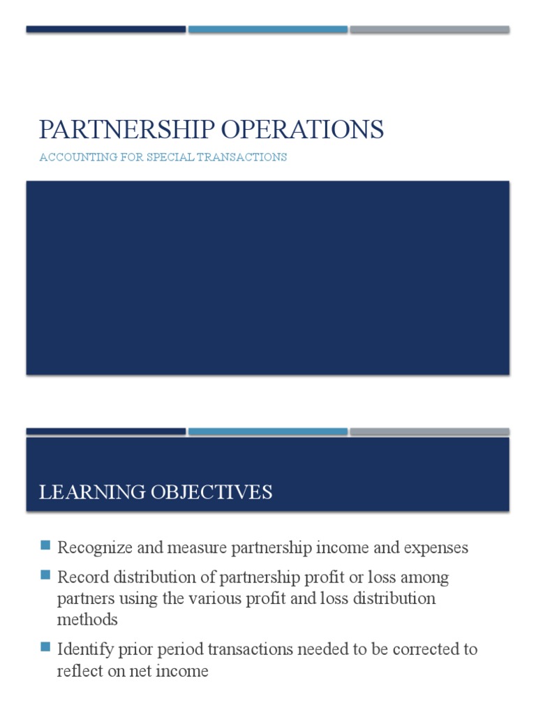 Partnership Profit and Loss Accounting | PDF | Income Statement ...