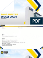 Swot Analysis: Budget Volvo