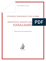 10 - 02 SF - MC - Haralambie - Completare Stihiri Prosomice