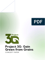 Project 3G: Gain Green From Grains: Concept Paper