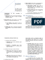 Odule Ntroduction TO AW: Concept of Law