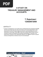 Treasury Management and Accounts Synopsis