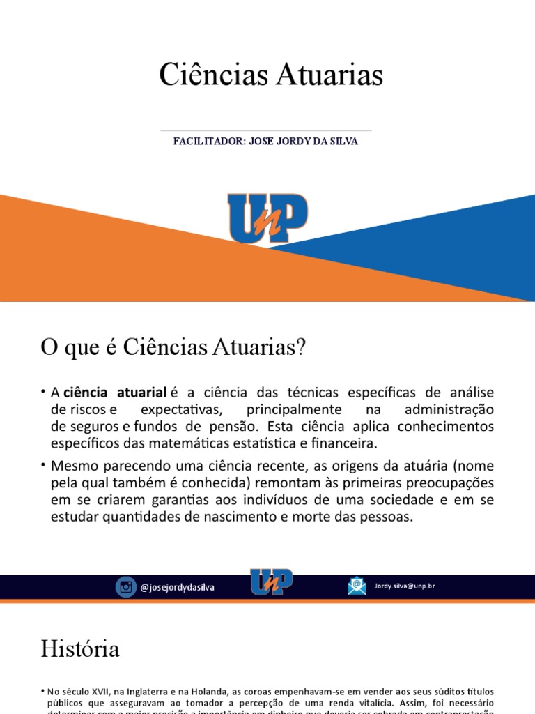 O que são Ciências Atuariais? | PDF | Ciência Atuarial | Science